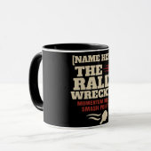 Pickleball Custom Name The Rally Wrecker Tasse (Vorderseite Links)