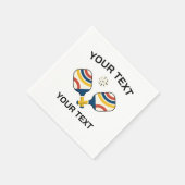 Pickleball Custom Serviette (Ecke)