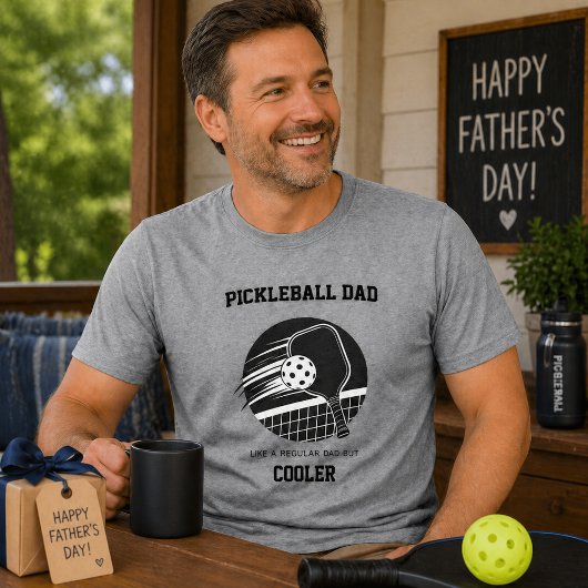 Pickleball Dad Geschenk -  Tri-Blend Shirt
