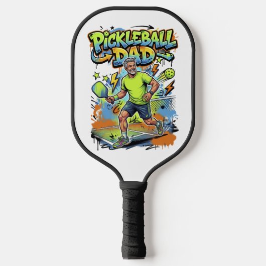 Pickleball Dad Graffiti Paddle Sport Art (Vorderseite)