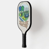 Pickleball Dad Personalisiertes Paddle mit Foto me (Links)