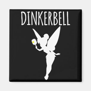 Pickleball Damen Mädchen Dinkerbell süß Magnet