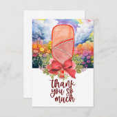 Pickleball Dankeskarte (Vorne/Hinten)