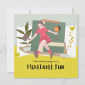 Pickleball Dankeskarte (Vorderseite)