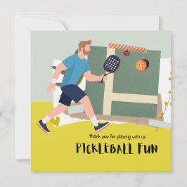 Pickleball Dankeskarte