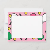 Pickleball Dankeskarten (Rückseite)