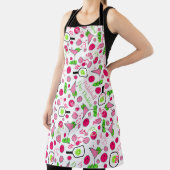 Pickleball Day Dinking Cosmo Cocktail Rosa Grün Schürze (InSitu)