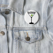 Pickleball Day Dinking Martini Pickleball Button (Beispiel)