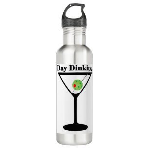 Pickleball Day Dinking Martini Pickleball Edelstahlflasche