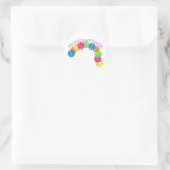 Pickleball Day Dinking mit Freunden Runder Aufkleber (Tasche)