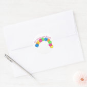 Pickleball Day Dinking mit Freunden Runder Aufkleber (Umschlag)