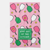 Pickleball Decor Geschirrtuch (Vertikal)