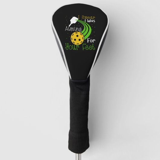 Pickleball, den ich schwöre, wollte ich auf deine golf headcover (Vorderseite)