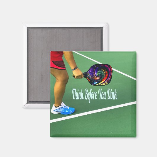 Pickleball denken, bevor Sie sterben Magnet (Vorderseite/Rückseite)