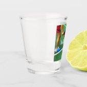 Pickleball denken, bevor Sie sterben Schnapsglas (Links)