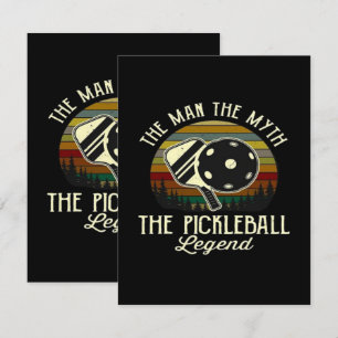 Pickleball- Der Mann, Der Mythos, Die Legende  Begleitkarte