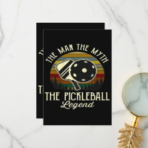 Pickleball- Der Mann, Der Mythos, Die Legende  Dankeskarte