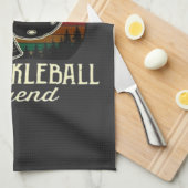 Pickleball - der Mann, der Mythos, die Legende Geschirrtuch (Viertel Falte)