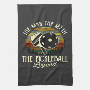 Pickleball- Der Mann, Der Mythos, Die Legende  Geschirrtuch