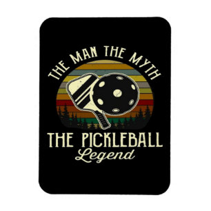 Pickleball - der Mann, der Mythos, die Legende Magnet