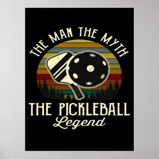 Pickleball - der Mann, der Mythos, die Legende Poster (Vorne)