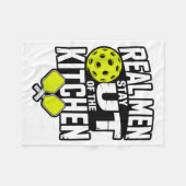 Pickleball-Design für Männer Jungen Pickle Ball Fleecedecke (Vorderseite (Horizontal))