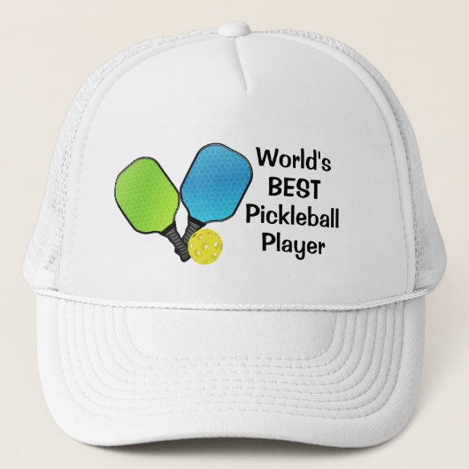 Pickleball-Design-Hut Truckerkappe (Vorderseite)