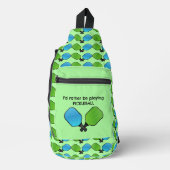 Pickleball Design Sling Bag (Vorderseite)