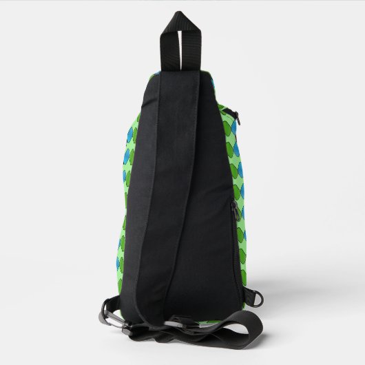 Pickleball Design Sling Bag (Rückseite)