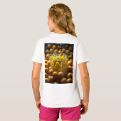 Pickleball-Design T-Shirt (Schwarz voll)