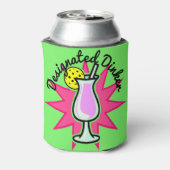 Pickleball Designated Dinker - Pink Cocktail Dosenkühler (Kanne Rückseite)