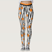 Pickleball Dink & Dash Streifen Leggings (Vorderseite)