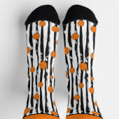 Pickleball Dink & Dash Streifen Socken (Oben)