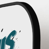 Pickleball Dink dieses Pickleball, schlug lustig Schläger (Linke Seite)