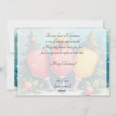 Pickleball🎅 Dink the Halls Feiertagskarte (Rückseite)