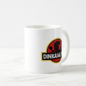Pickleball Dinkasaurus Kaffeetasse (VorderseiteRechts)