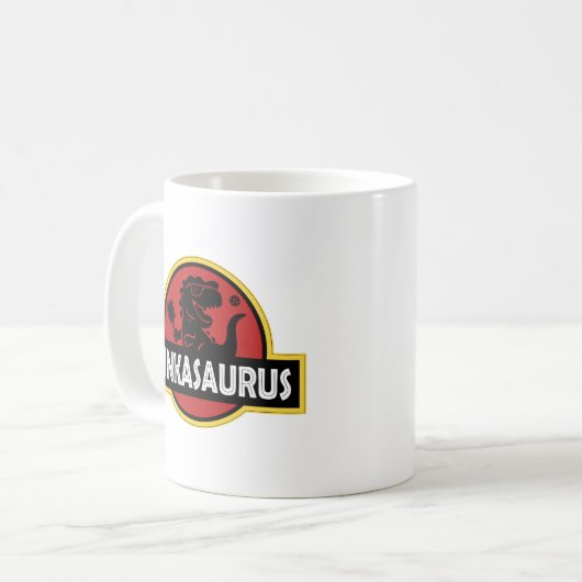 Pickleball Dinkasaurus Kaffeetasse (Vorderseite Links)