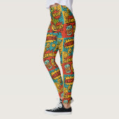 Pickleball DINKED! Leggings mit Comic Vibes (Links)