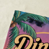 Pickleball Dinkers vereint Flamingo Paddle Strandtuch (Beispiel)