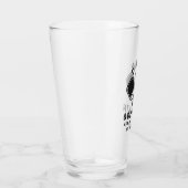 Pickleball Dinkin & Drinkin Pint Glas (Rechts)