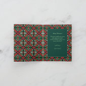 Pickleball 🎄 Dinking Delight Feiertagskarte (Innenseite)