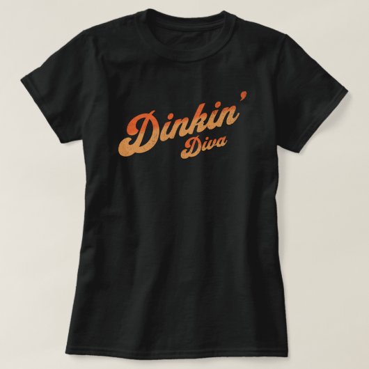 Pickleball Dinking Diva pickle Ball T-Shirt (Design vorne)