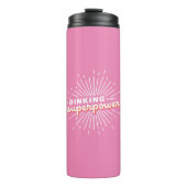 Pickleball Dinking is My Superpower Funny Gift Thermosbecher (Vorderseite)