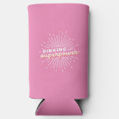 Pickleball Dinking ist mein superpower Funny Gift Selters Dosenkühler (Vorderseite)