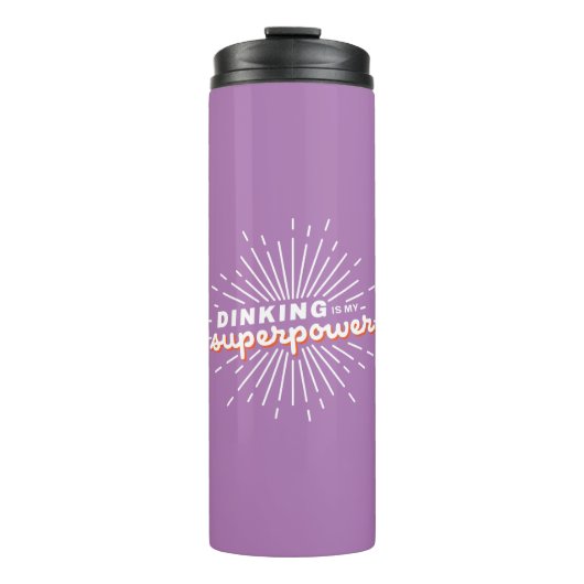 Pickleball Dinking ist mein superpower Funny Gift Thermosbecher (Vorderseite)