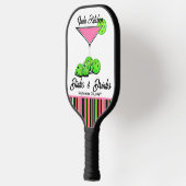 Pickleball Dinks & Drinks Cosmo Personalisiert Schläger (Links)