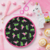 Pickleball Dinks & Drinks Pink Cosmo Cocktails  Pappteller (Party)