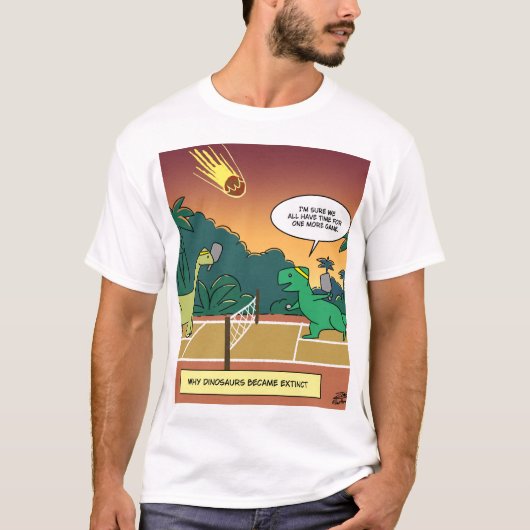 Pickleball Dinos T-Shirt (Vorderseite)