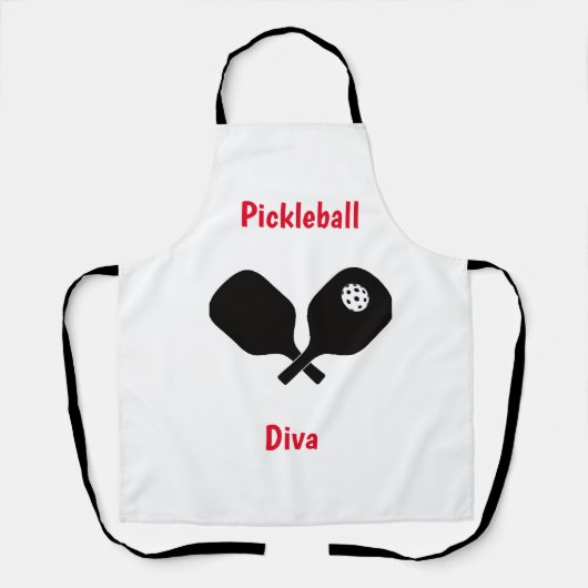 Pickleball Diva Schürze (Vorderseite)
