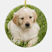 Pickleball Dog, Ugly Christmas Sweater, Ihr Foto Keramik Ornament (Hinten)